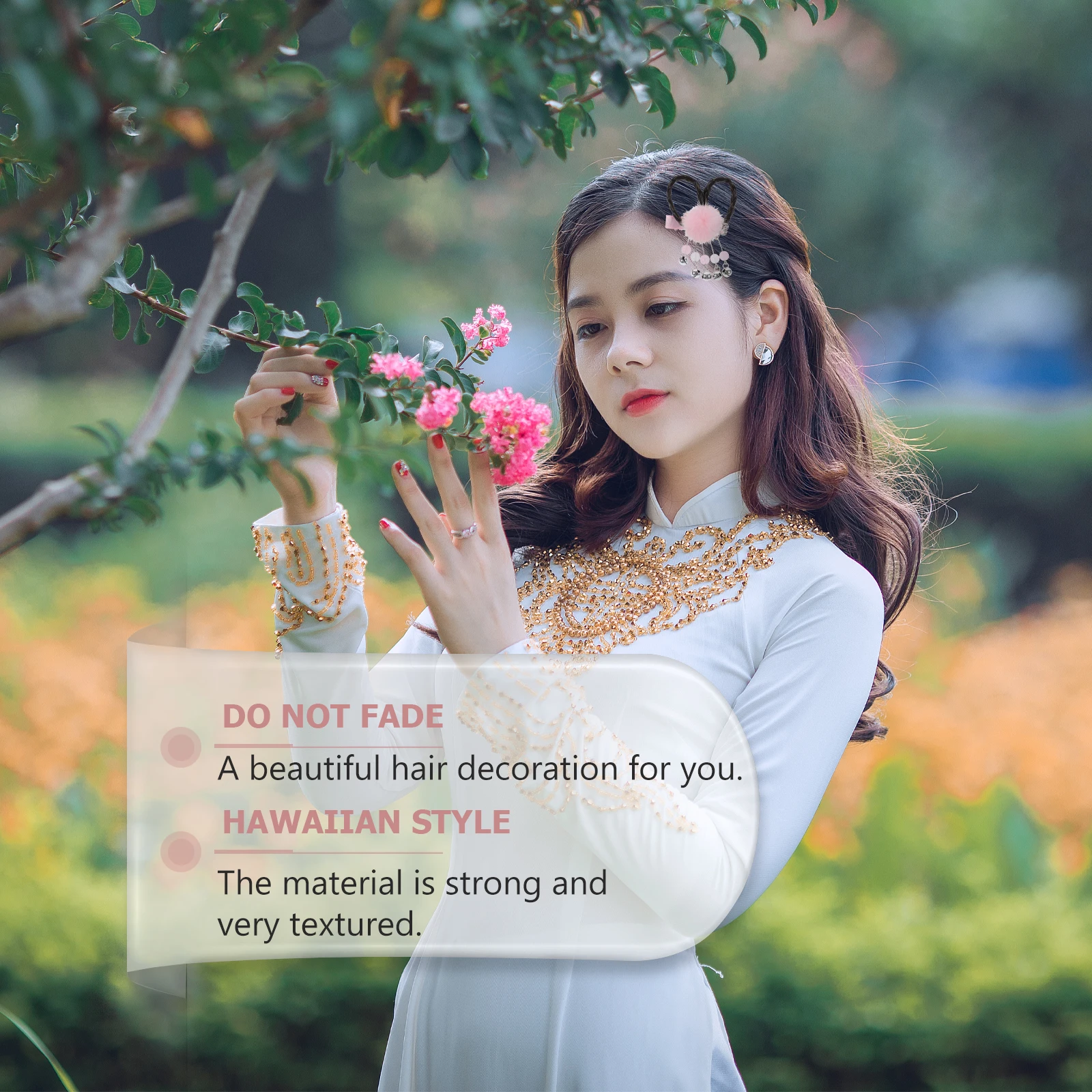 

1pcs Ball Hairpins Cute Kids Hairpins Adorable Decorative Hair Clip Light Festival Party Hairband Bell Headdress Costume
