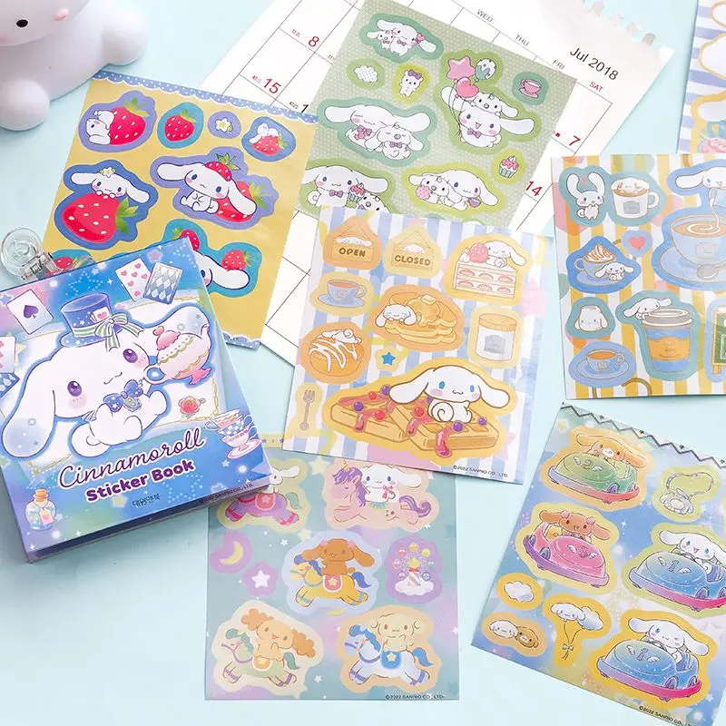 24PCS Sanrio My Melody Cinnamoroll Pompom Purin Laptop Phone Case Guitar Mug Luggage Computer Stickers Wholesale