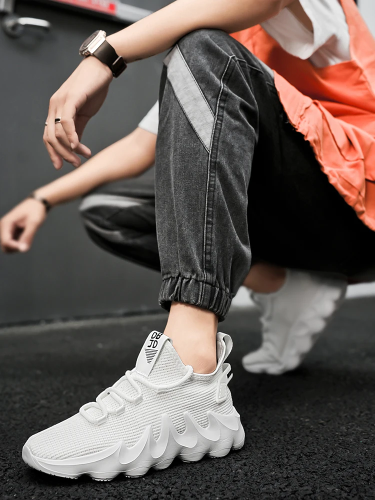 Herren-Outdoor-Wander- und Laufschuhe in großen Größen, bequeme, lässige, vielseitige, modische Sportschuhe für Paare zum Training – Detail 4