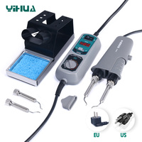 YIHUA 938D Portable Tweezers Soldering Station 110V 220V Soldering Iron Station Chip Desoldering Kit Set SMD Welding Equipment