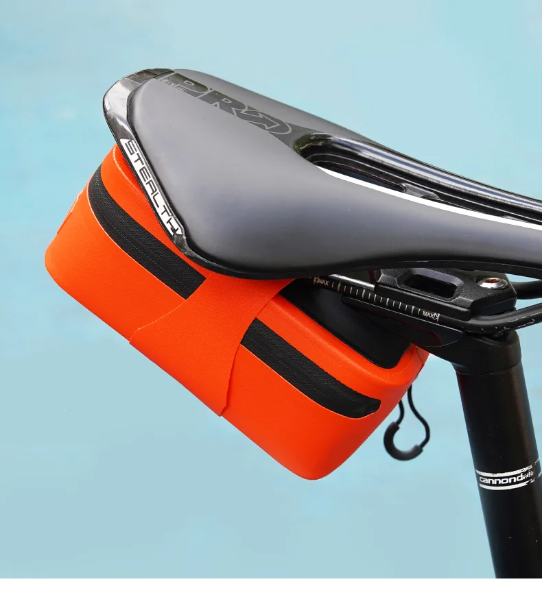 CXWXC 0,6 l TPU wasserdichte Satteltasche MTB Rennrad BOA System abschließbare Fahrradsitz-Packung Radfahren Schwanz Aufbewahrungstasche Zubehör – Detail 20