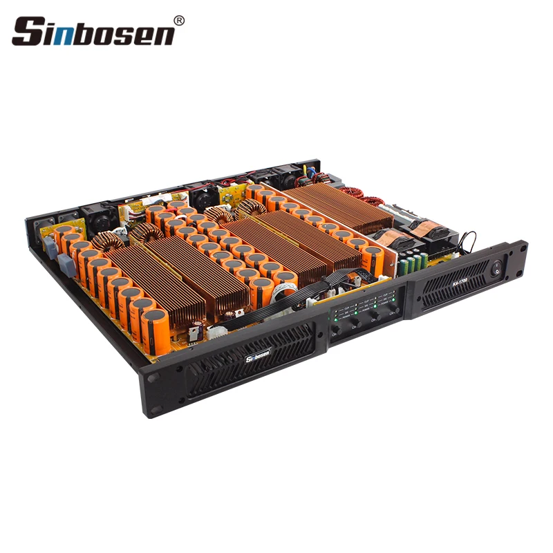 K4-1700 فئة D وحدة مكبر للصوت Dj المعدات الكهربائية جودة مكثف الصوت مضخم رقمي لمكبر الصوت صفيف