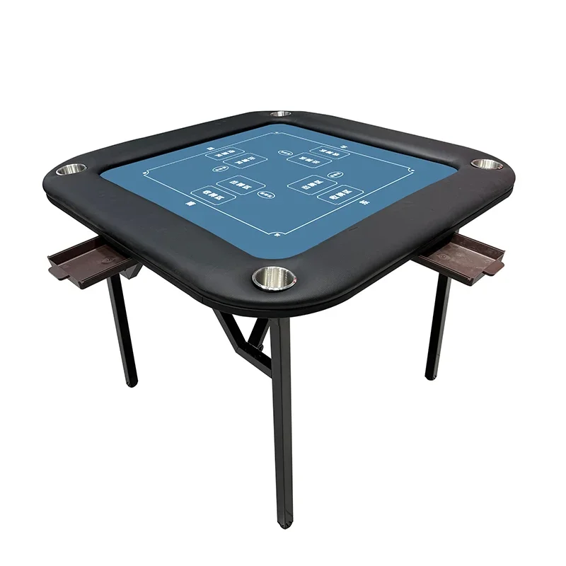 Advanced Foldable Poker Table Professional Chess and Card Table for Home Use