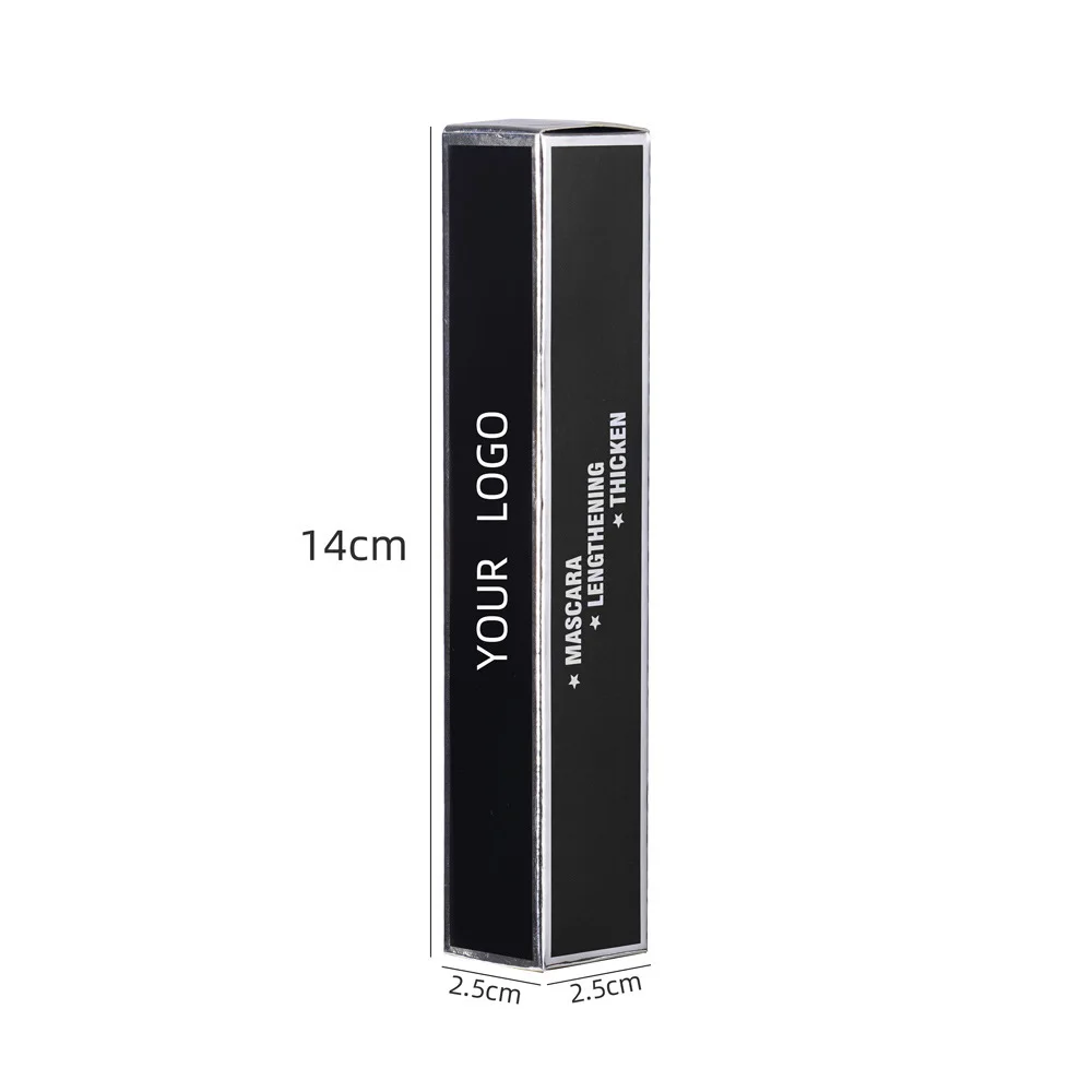 4D Mascara Waterproof Mascara Private Label trucco ciglia spessa Curling fibra di seta Mascara cosmetici all'ingrosso 20 pz/lotto