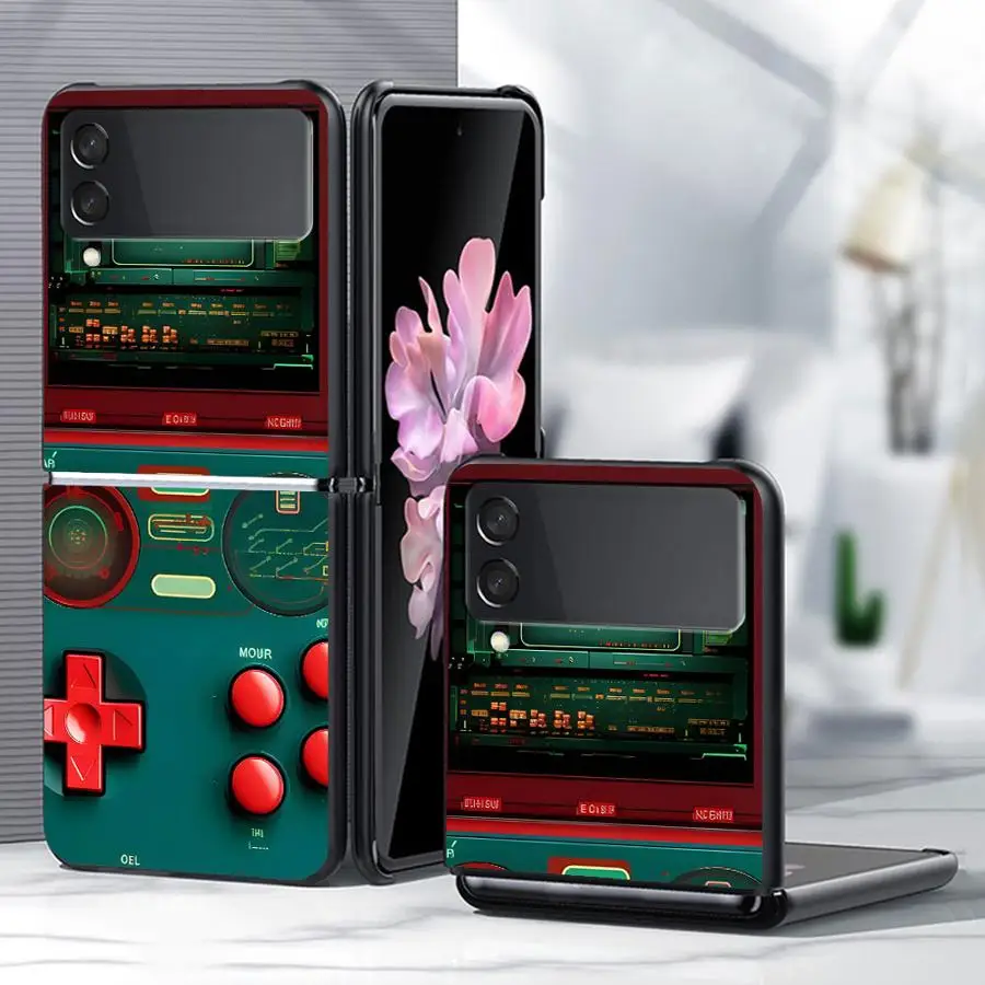 Phone Cover Case for Samsung Galaxy Z Flip 8 Flip4 Flip3 Flip5 Flip7 FE Flip6 Z Flip 7 6 5 4 3 Advanced Button Controller Photo