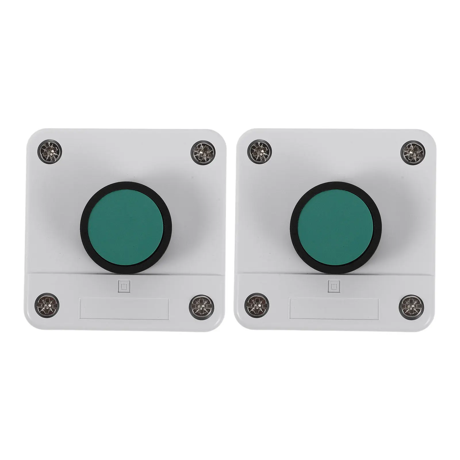 2Pcs Elevator Emergency Stop Switch Box Weatherproof Mushroom Push Button for Elevator Pit Platform Emergency Shut Off Start