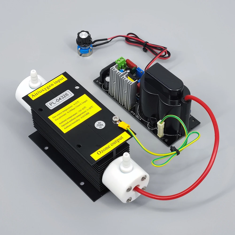 CE FCC ROHS Patented Product 5G/H 5grams Adjustable High Concentration Narrow Gap Discharge Quartz Tube Ozone Generator Kit