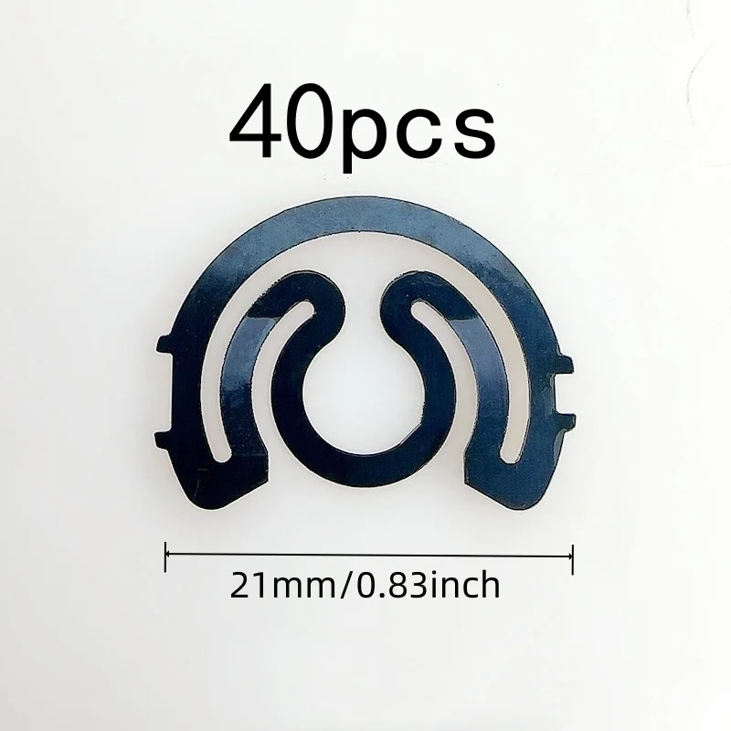 40 pcs 21mm Anti-Thread Jam Spring, Garment Factory Machine, Durable Elastic Metal, Anti-Thread Tangling
