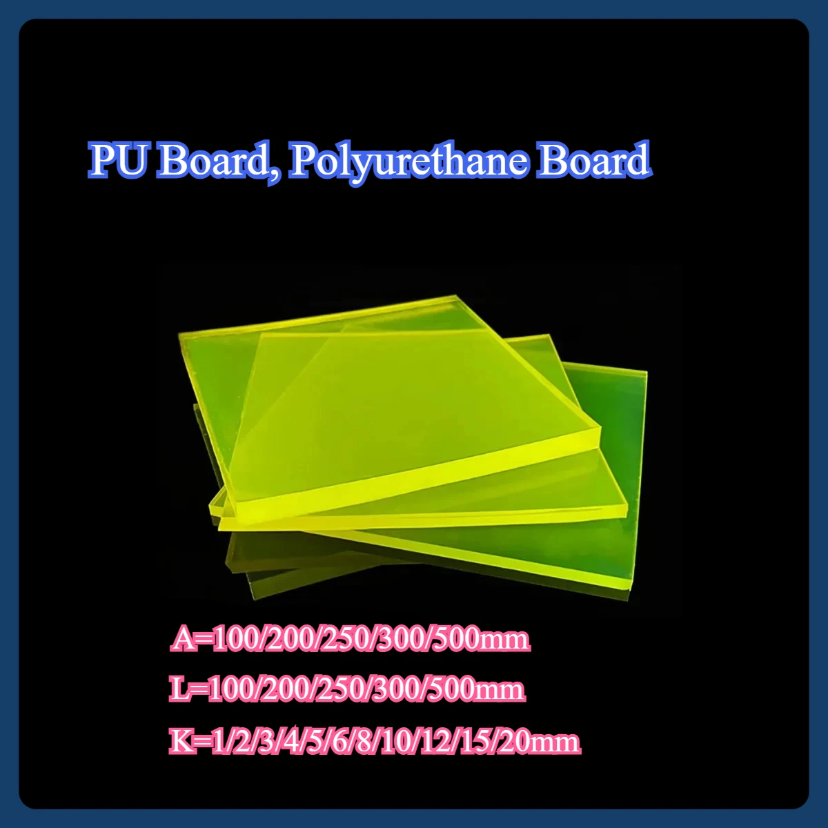 PU Board, Polyurethane Board/Cushion Pad, Shock Absorber Pad/Wear-Resistant And Oil Resistant Cowhide Board