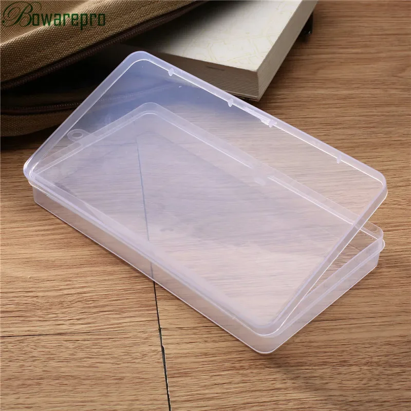 New Makeup Storage Box Jewelry Container Small Clear Plastic Box Case for Mobile Phone Multi-function Tool Beads 17.2 X9.8x2.1cm