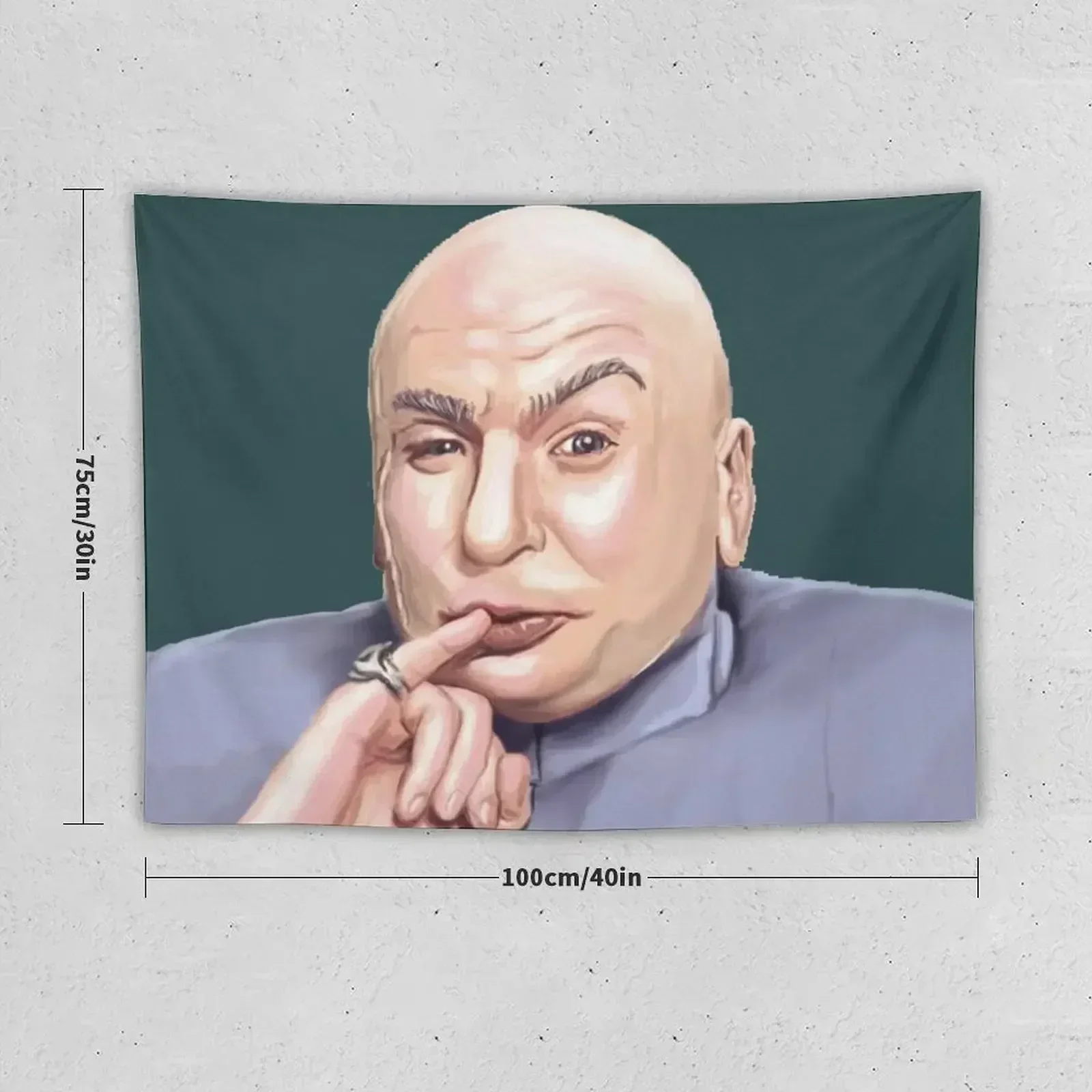 Dr. Evil (Austin Powers) Tapestry Room Decorator Room Decorations Bedroom Decor Tapestry