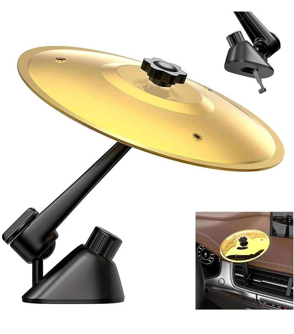 Universal Mini Drums Colliding With Cymbals Vent Decoration For Car Rugged Automotive Interior Accessories Crash Proof Design