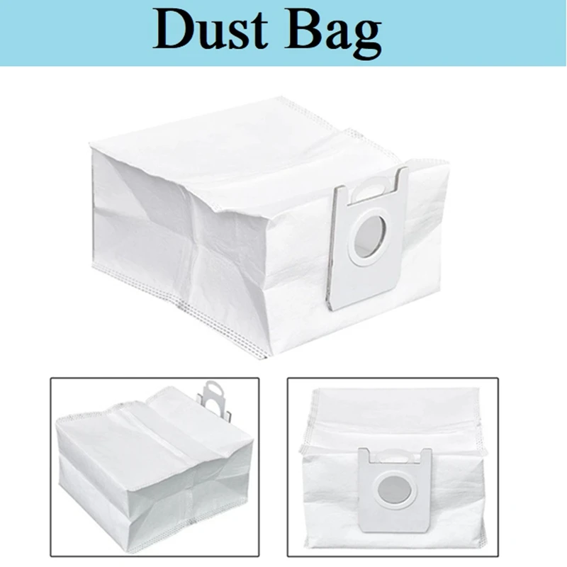 16Pcs Replacement Kit For Roidmi Eve Plus Robot Vacuum Washable Main Side Brush Mop Cloth Dust Bag Cleaning Brush