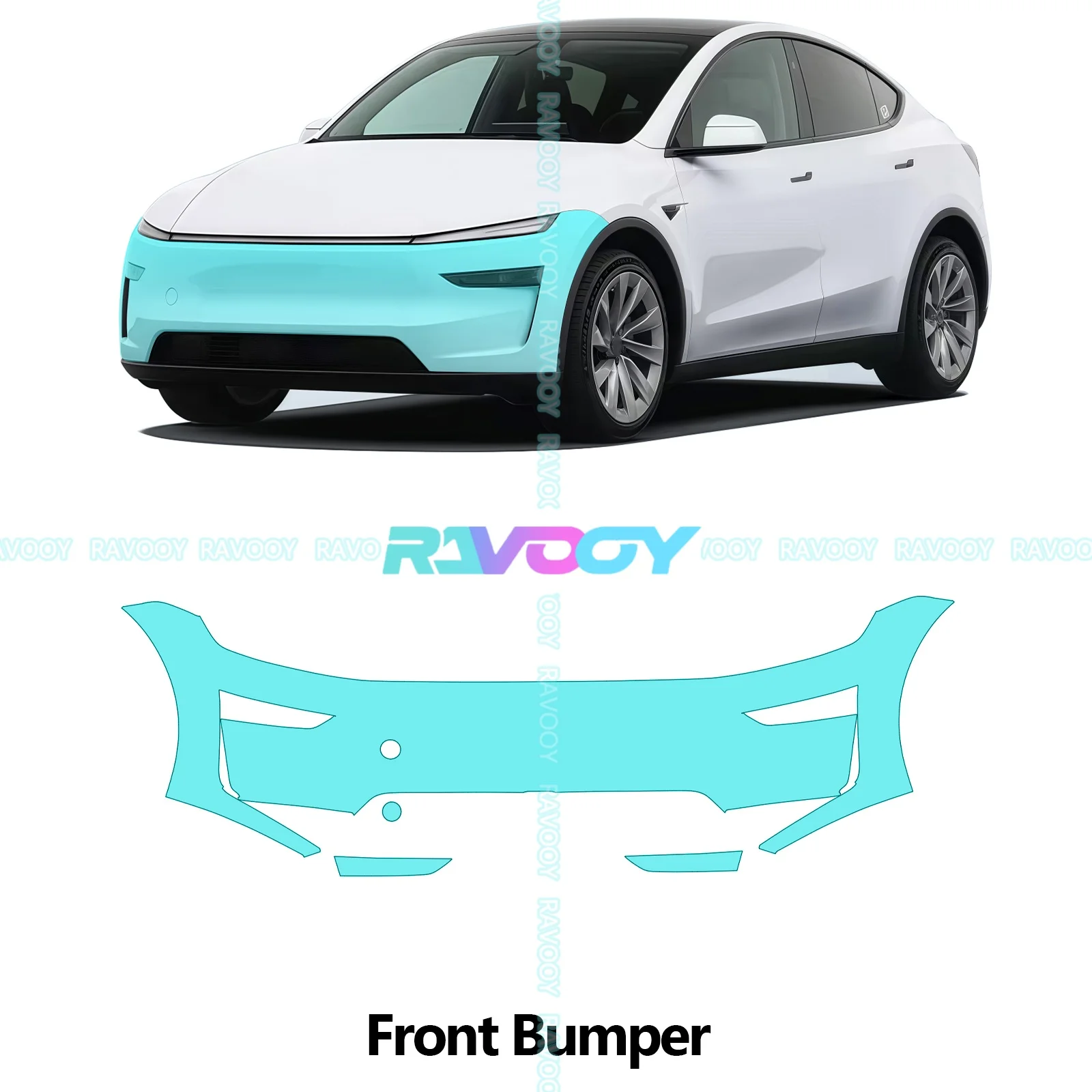 Voor Tesla Model Y Juniper 2025-2026 8.5Mil Voorgesneden PPF Volledige Voertuig Verf Bescherming TPU PPF Film Clear beha
