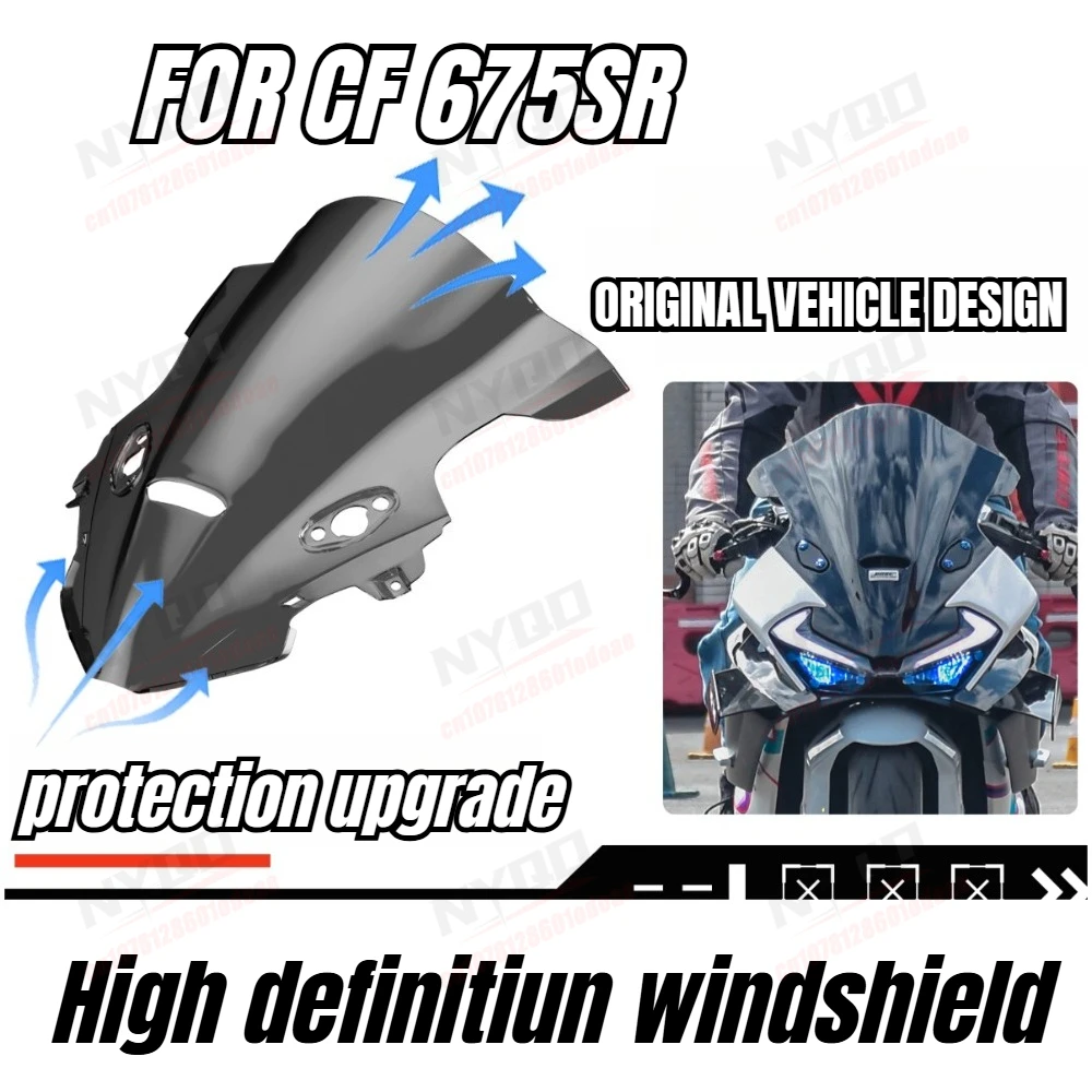 

FOR CF 675SR Motorcycle Windshield Modified Windshield Modified Front Windshield 675-SR 675sr