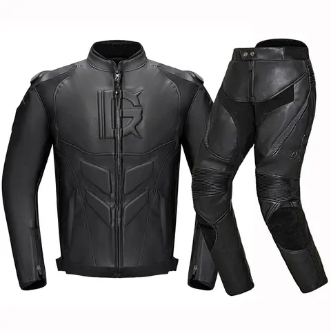Leather Motorcycle Jacket Men's Chaqueta Moto Waterproof Moto Suit Motorbike Riding Jacket Motocross Jacket Motorcycle Clothing