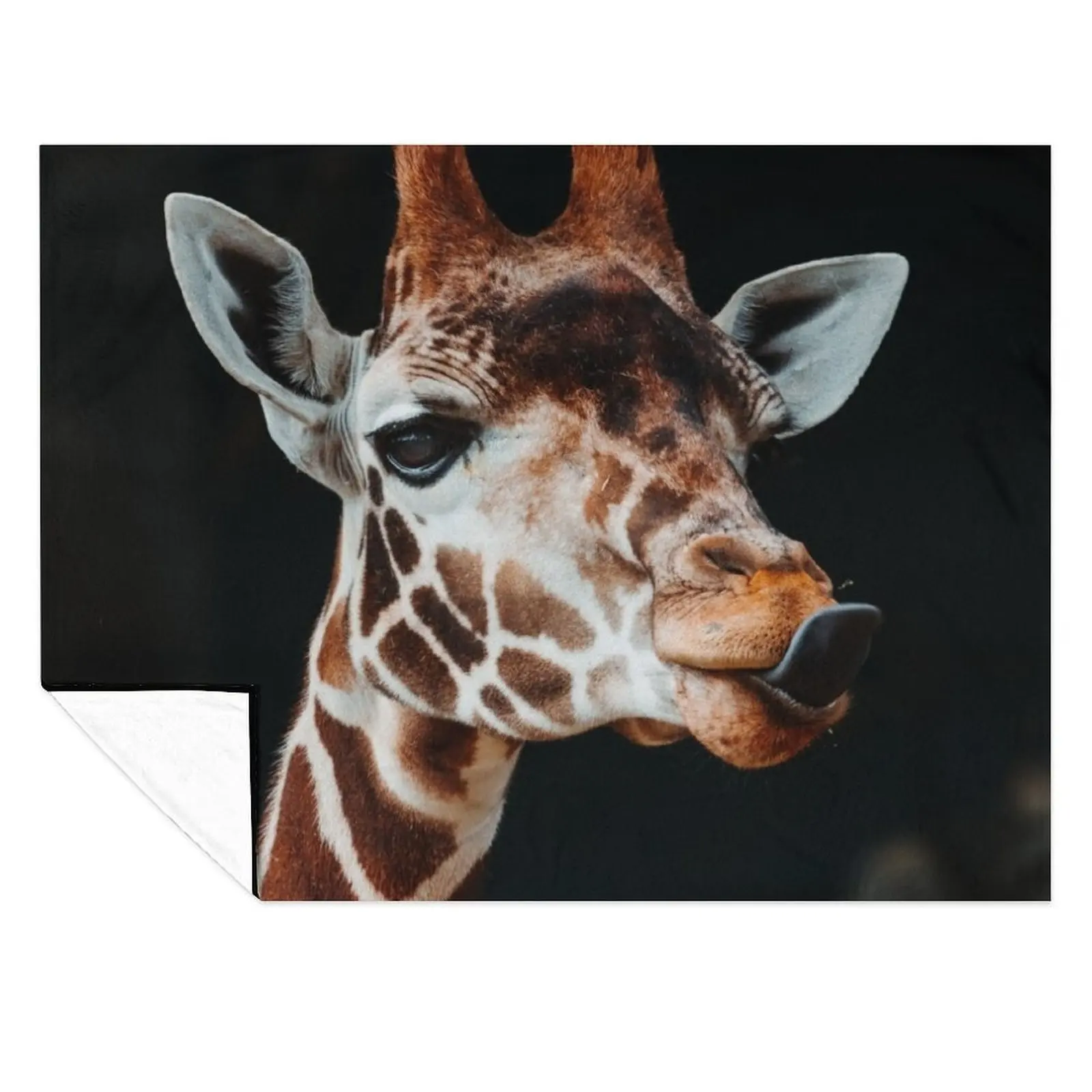 

Giraffe Throw Blanket Beautifuls Luxury Designer anime Blankets
