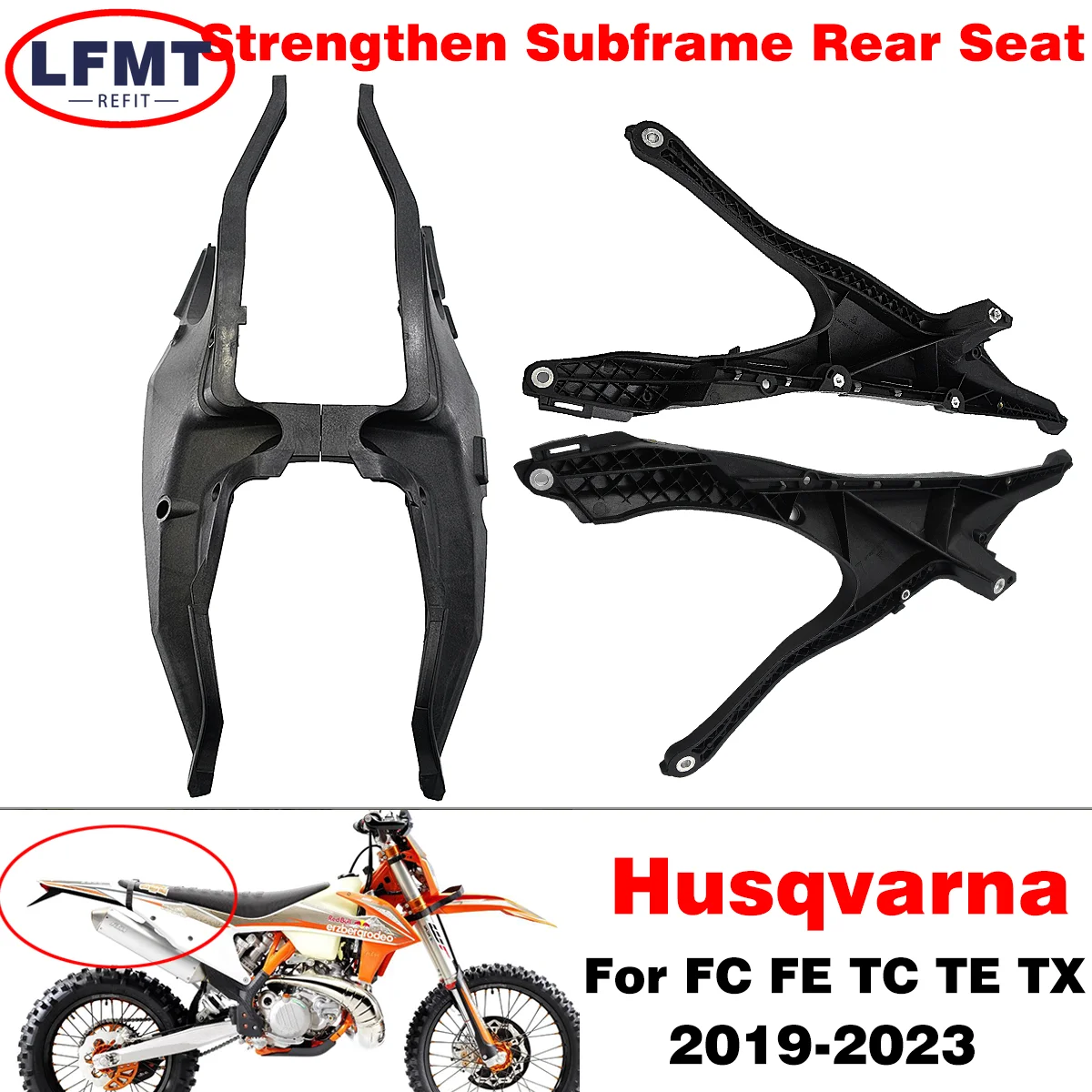 

Motorcycle Rear Seat Tailstock Bracket Subframe For HUSQVARNA FC TC FX TE TX 125 250 300 350 Motocross Pit Dirt Bike Enduro