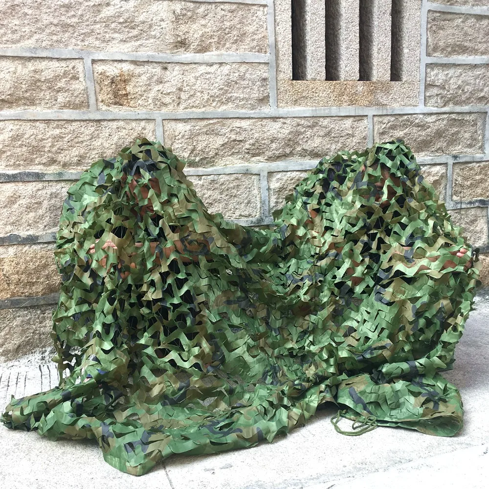 Vilead 1.5 Wide Reinforced Camouflage Net  White Blue Sand Black