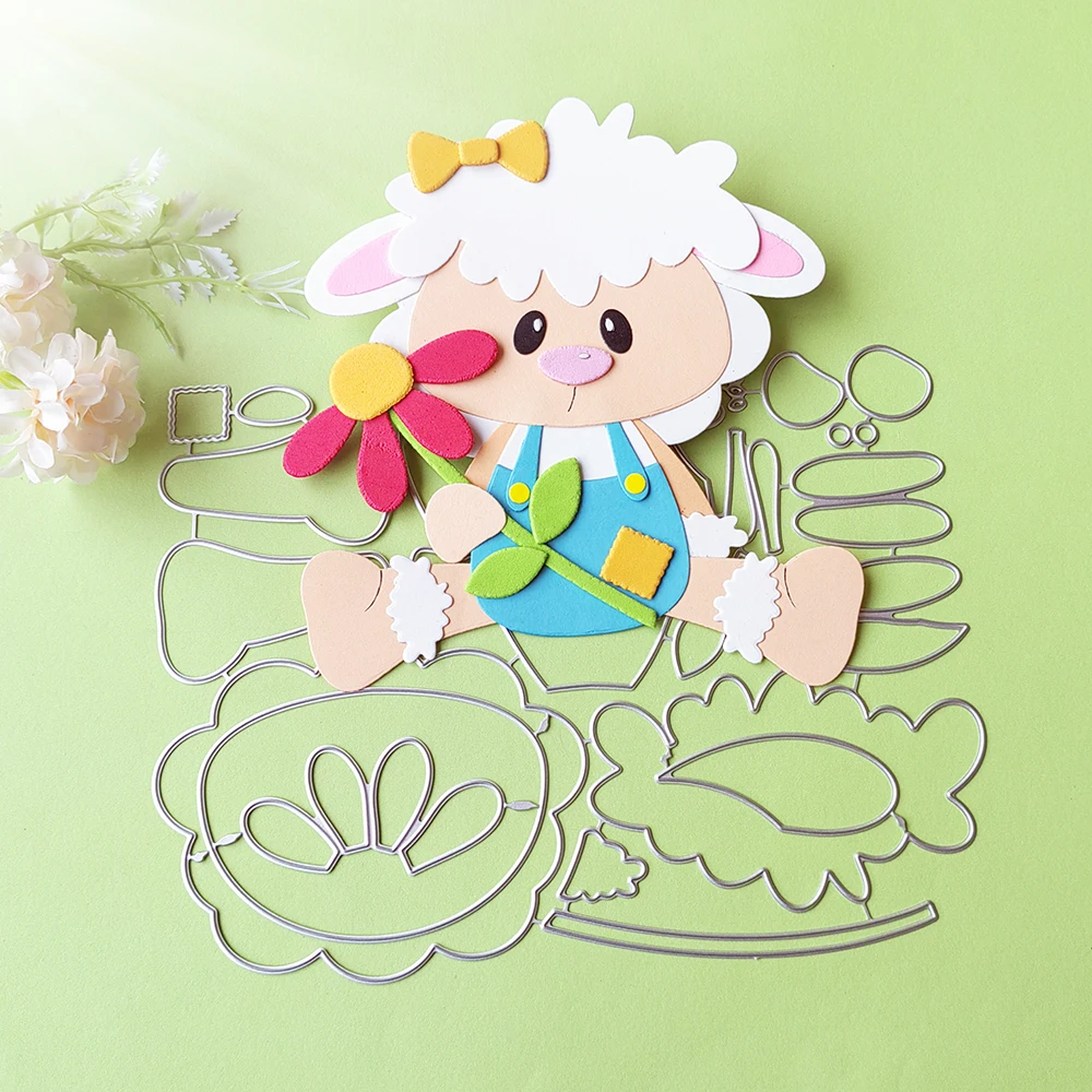 

New Animal Sheep cutting dies DIY scrapbook, embossed card, photo album decoration, handmade crafts