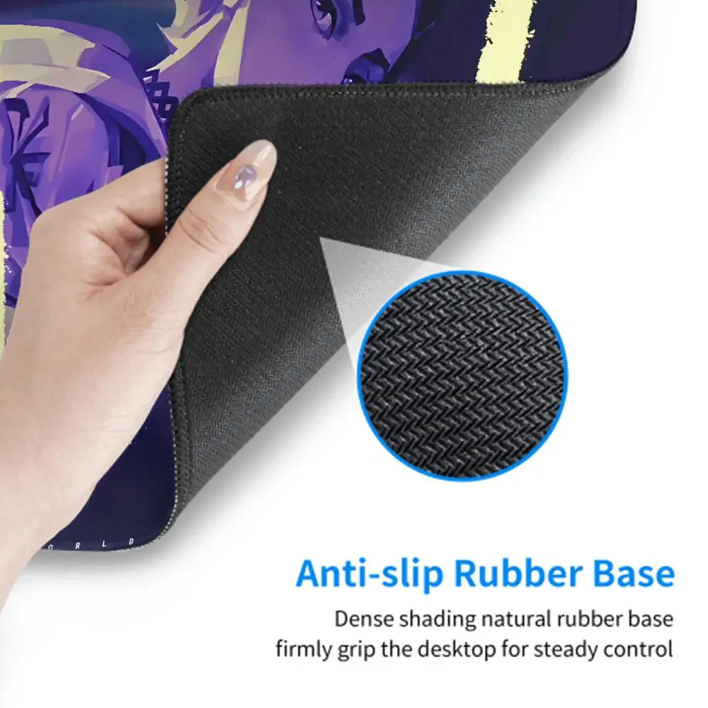 لوحة ماوس لعبة Clove Valorant كبيرة لوحة مفاتيح مكتبية حصيرة ماوس ألعاب LockEdge سجادة مضادة للانزلاق #5