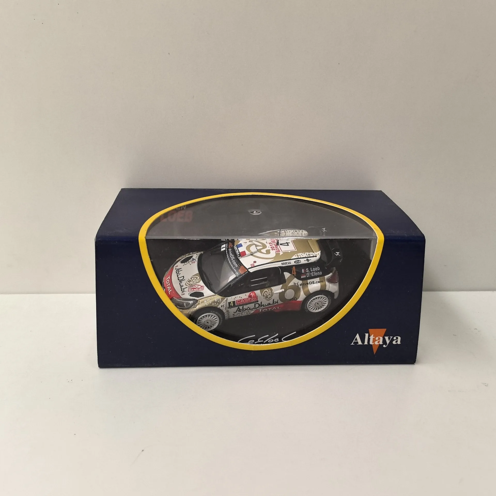 

Литой под давлением ALTAYA масштаб 1/43 CITROEN DS3 WRC # 4 2015 Citroen Rally модель автомобиля из сплава, Коллекционная игрушка, подарок, сувенир, дисплей, орнамент