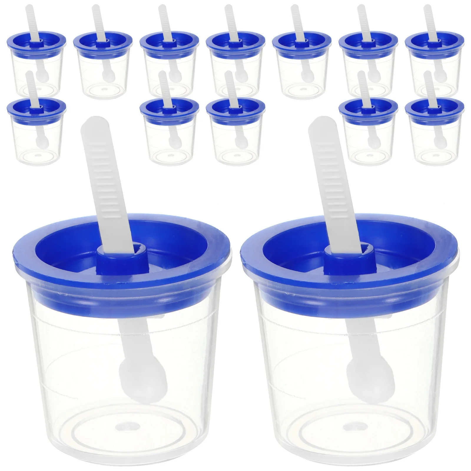 

200pcs Stool Sample Collection Cup 5Ml Fecal Specimen Cups With Lid For Medical Testing Research Use Teaching Equipment