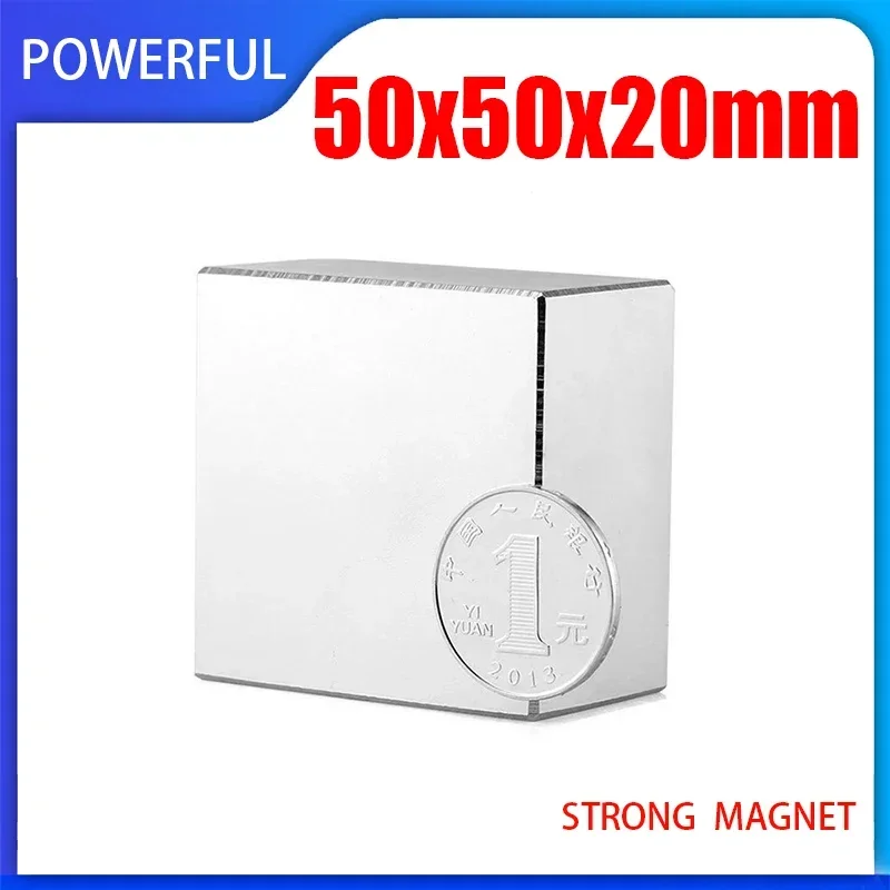 50x50x20mm Super Strong Square Magnet For Home Refrigerators, Offices DIY 50*50*20