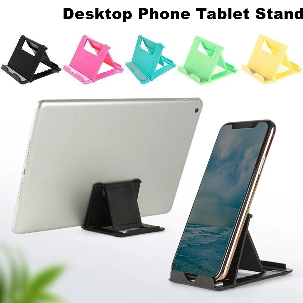 

Портативная настольная подставка для планшета, складной держатель, гибкий складной кронштейн для смартфона, мобильного телефона, универсальная настольная подставка для ленивого телефона