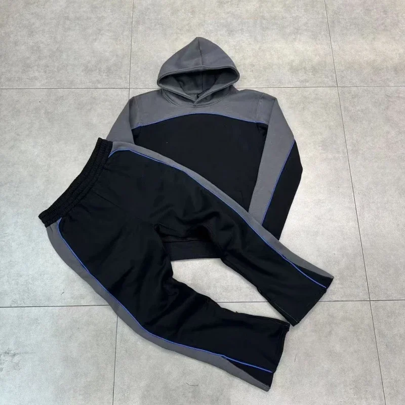 

High Quality Cotton Casual Sy Tracksuit Y2K Harajuku High Street Men Women Hoodies Pants Hip Hop Sportswear Tops Sports Trousers