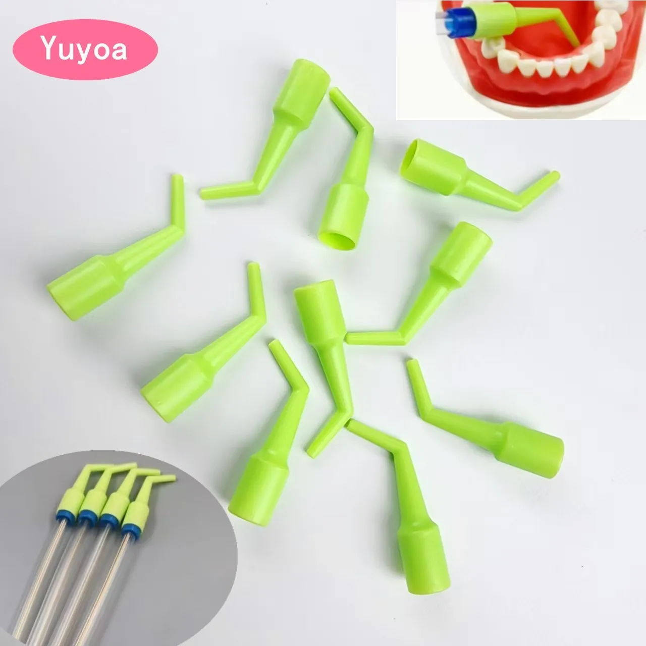 

5 x 10pcs/bag Dental Suction Tip Conversion Head Bend Pipe High Temperature Resistance Disinfect Oral Cavity Surgery Straw