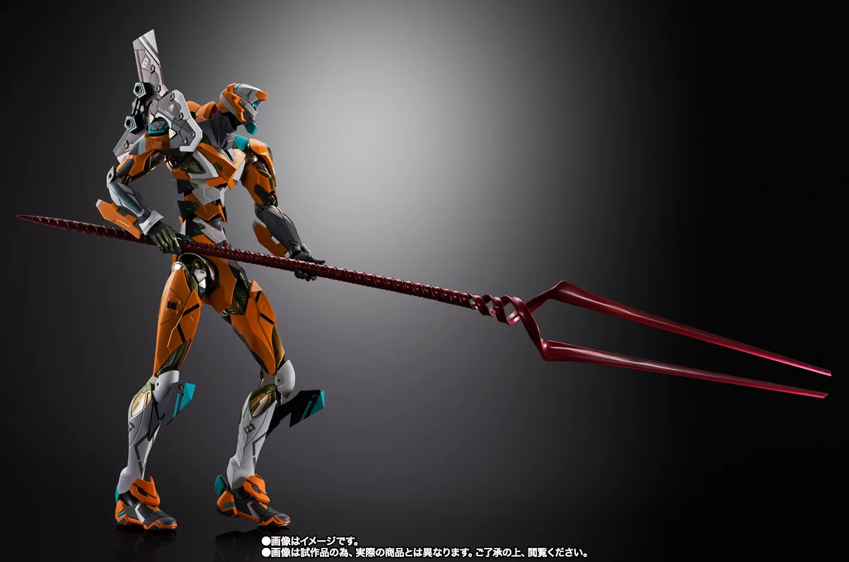 In stock Bandai METAL BUILD Evangelion Unit-00/Unit-00(Custom)30th with the Spear of Longinus Figures Anime Model Genuine Boxed