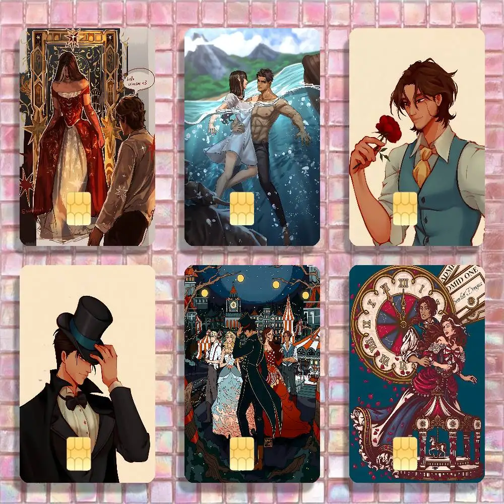 C-Caraval Scarlett Julian Tella Legend Card Skin Sticker Fanart Card 54x85mm Custom Pattern Chip Cutout Full Wrap Half Cover