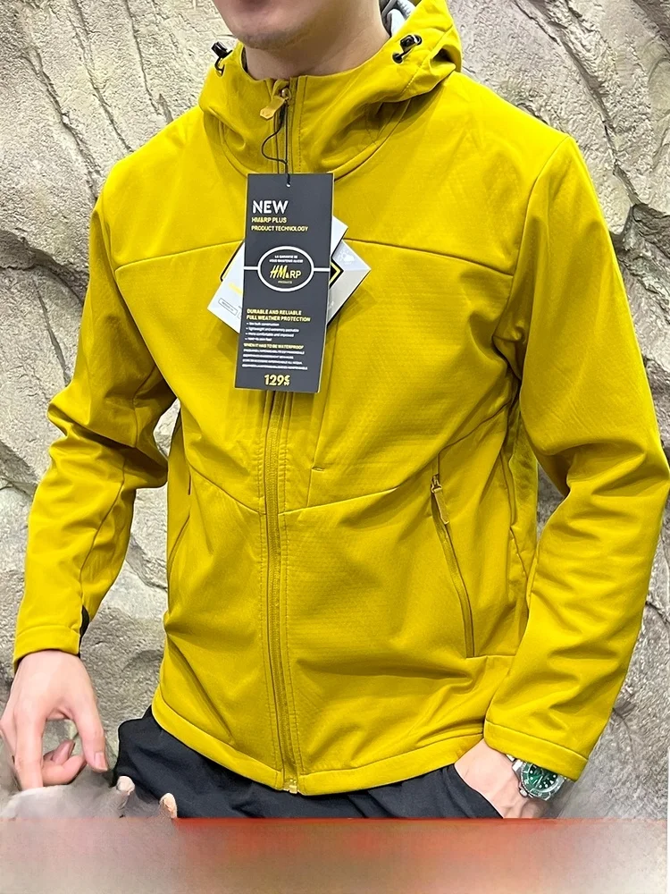 

Outdoor Softell Jaet Пара Sle с капюшоном Технология Ткань Осенний сезон Водонепроницаемая подставка из полиэфирного волокна подходит для бизнеса...