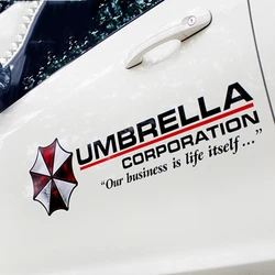 Bewohner böse Auto Aufkleber Rennstil Regenschirm Seitentür Dekor Aufkleber DIY modifizierte Vinyl Wrap wasserdichtes Zubehör