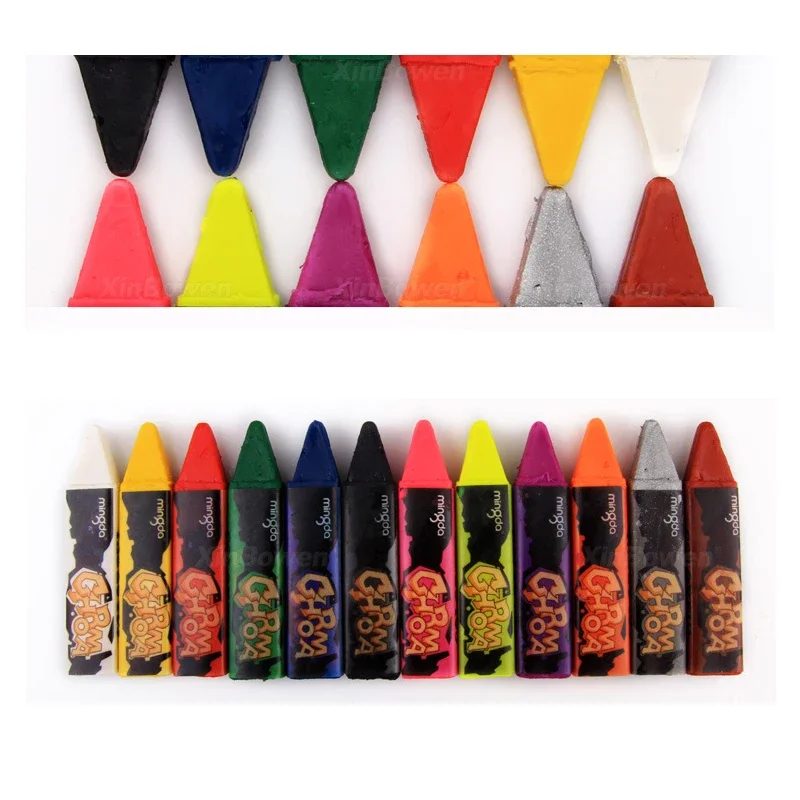 6/12 Farben Gesicht Farbe Set DIY Körper Malerei Buntstifte Halloween Kosmetik Werkzeug