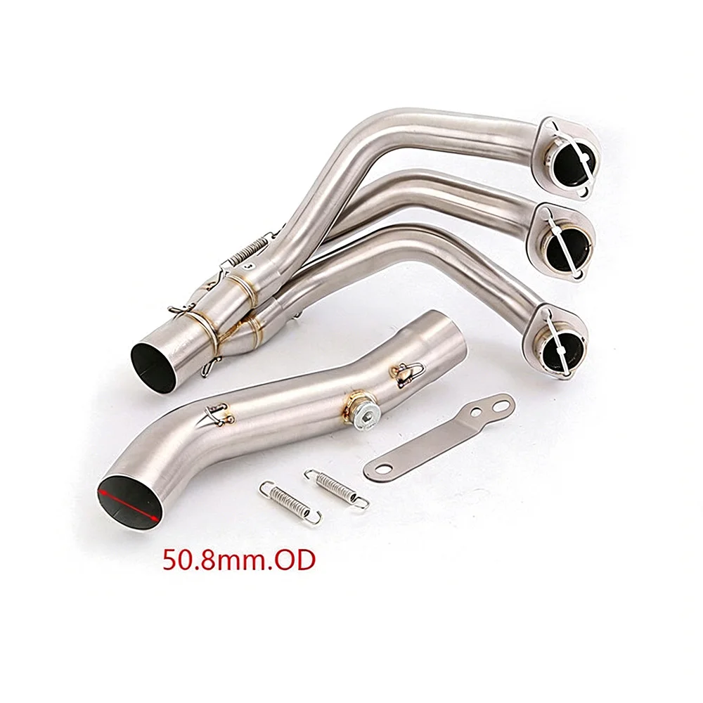Für Yamaha MT09 FZ09 2014-2020 Motorrad Vorderrohr 51mm Schalldämpfer Auspuffrohre – Detail 4