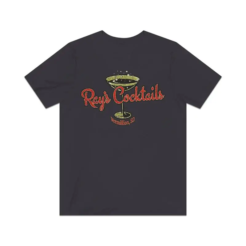 

Винтажная мужская футболка Ray's Cocktails Vermillion 1968.