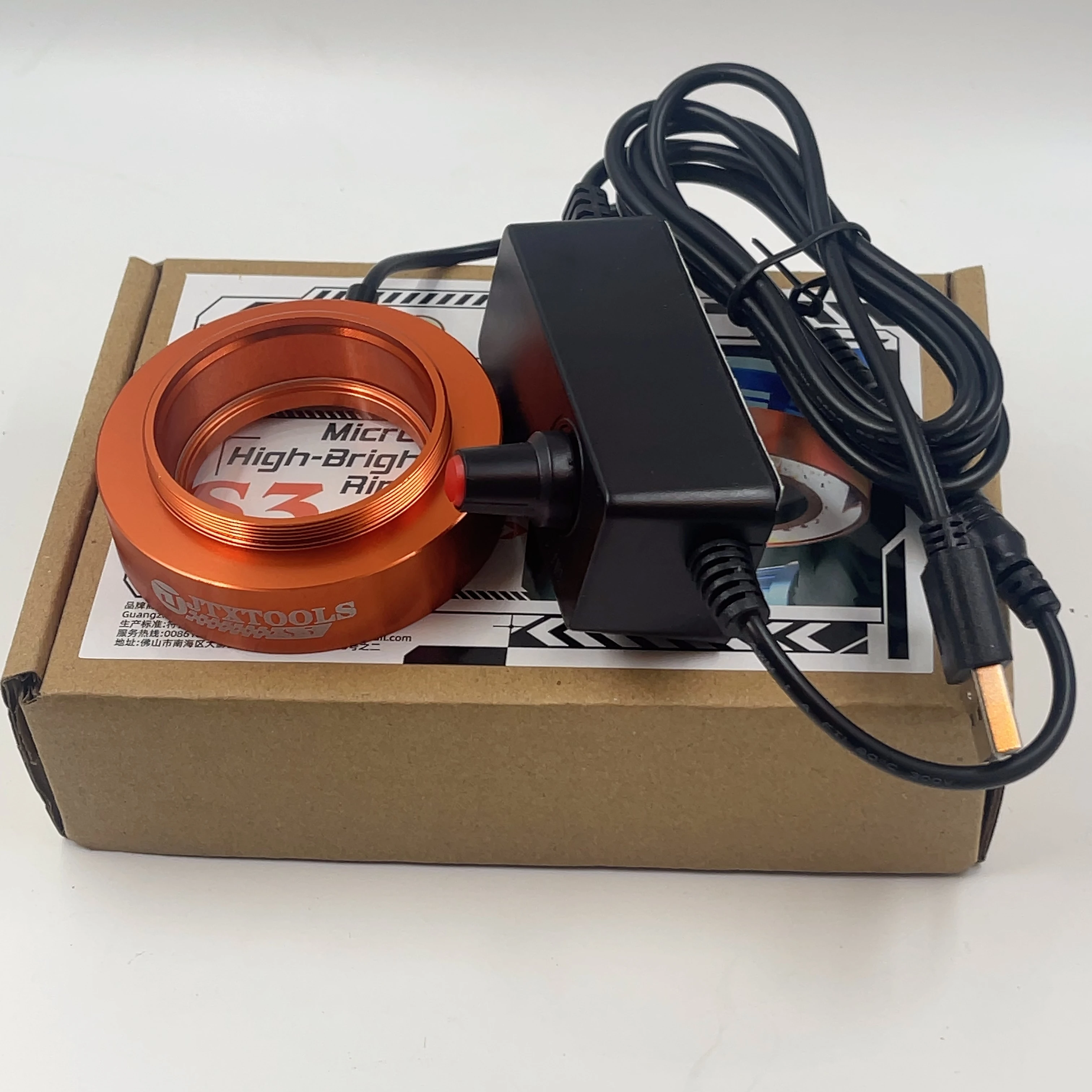 31 LED Microscope Ring Lamp Dust Proof Mirror High Brightness Adjustable Illuminator For Microscope Light Source