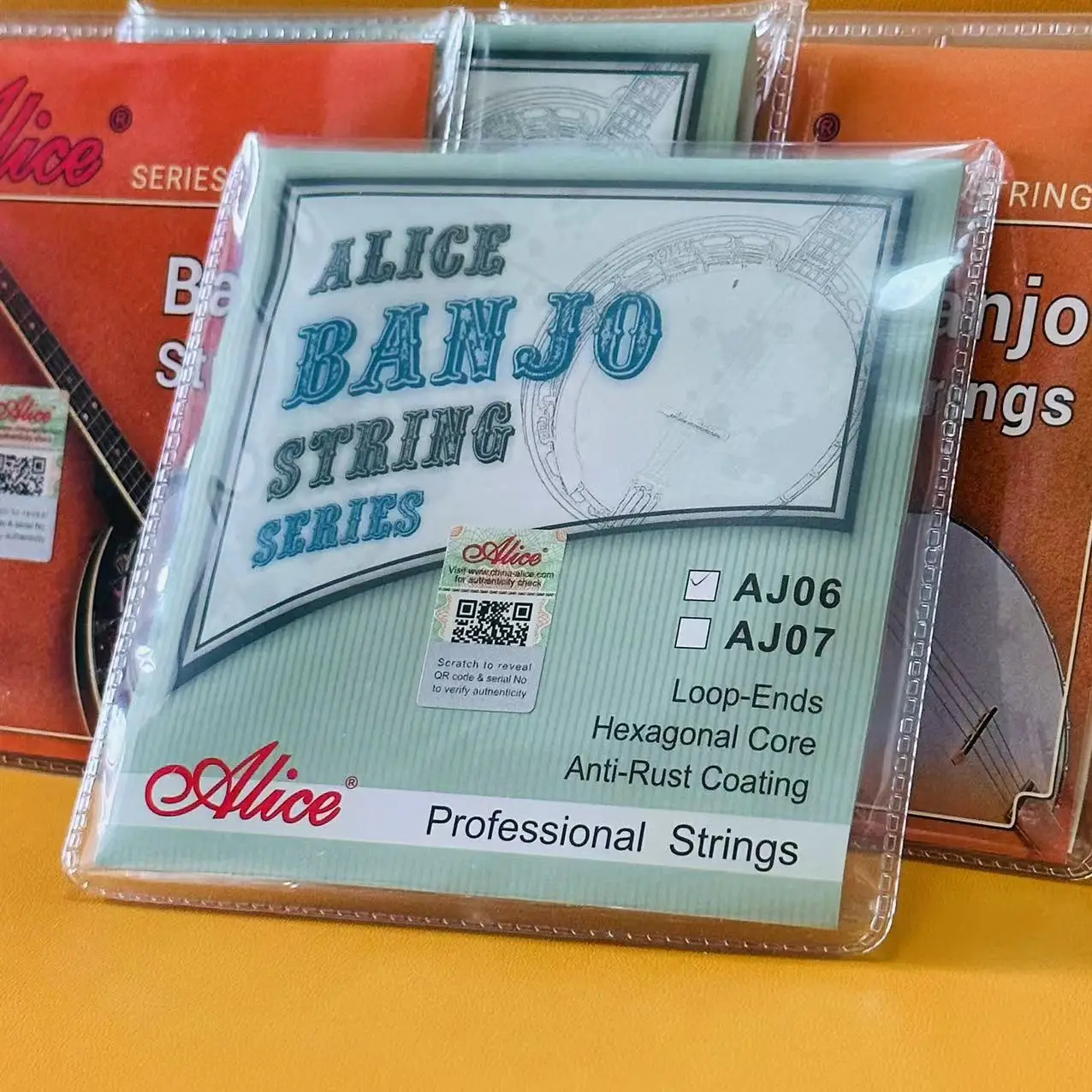 Banjo Strings AJ04/05/06/07 4/5-String Set Plated Steel Coated Copper Alloy 85/15 Bronze Phosphor Bronze Winding Parts for Banjo