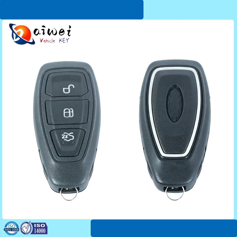 4 Buttons Smart Remote Key Fob 315MHz ID49 Chip For Ford Escort Keyless Entry Proximity Car Key Replacement