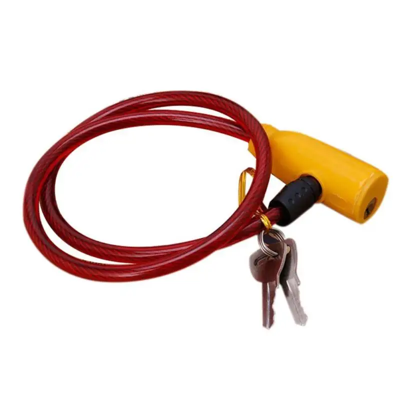 With 2 Keys Anti-Theft Lock Chain Security Steel Wire Cable High Quality 2018 Hot Selling Brand New High quality