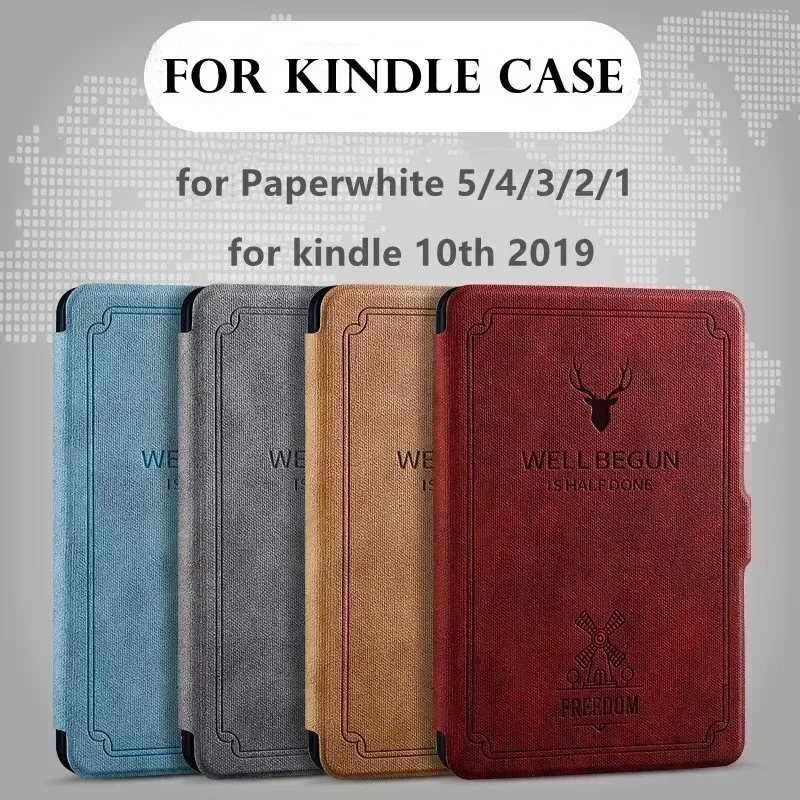 

Магнитный смарт-чехол для Kindle Paperwhite 5 11 6,8 дюймов, чехол для автоматического сна для Kindle 10 2019, чехол для Kindle Paperwhite 4/3/2