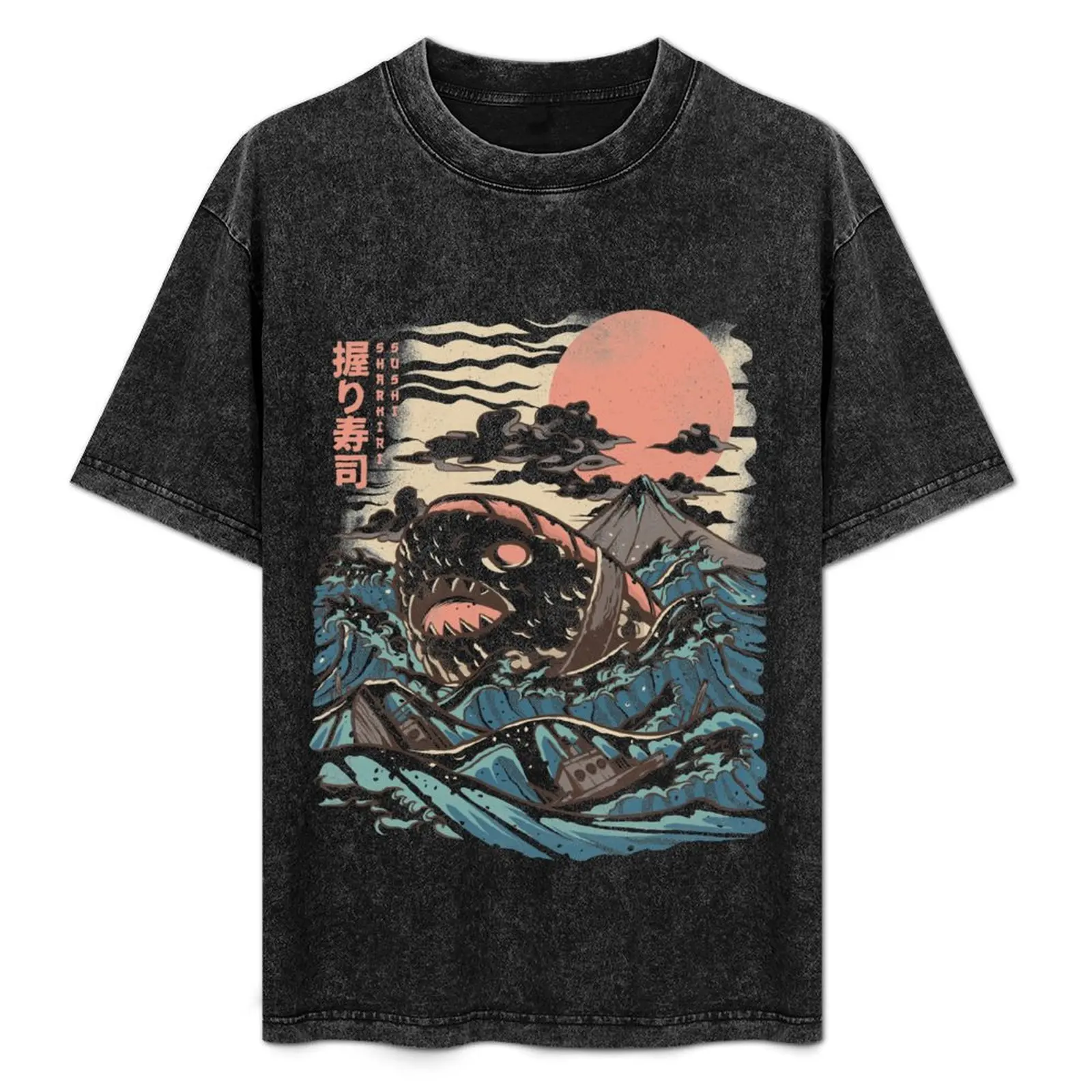 

Sharkiri Sushi T-Shirt Outdoor Work Short Sleeve Top