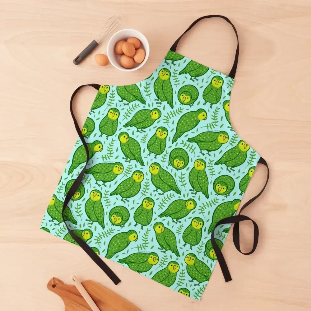 Kakapo Apron Kitchen For Men Funny Apron