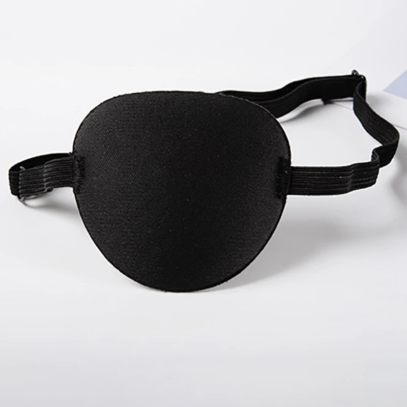 Unisex Waschbare Verstellbare Konkave Augenklappe Schwarz Einzelne Augenklappe Piraten-Augenklappe Einäugige Kinder-Piraten-Cosplay-Kostüm-Augenklappe – Detail 18