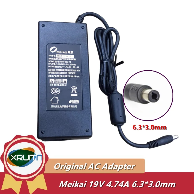 

For Centerm Thin Client Power Supply Original AC Adapter Charger 19V 4.74A 90W Meikai PDN-90E-15 HOIOTO ADS-110DL-19-1 190090G