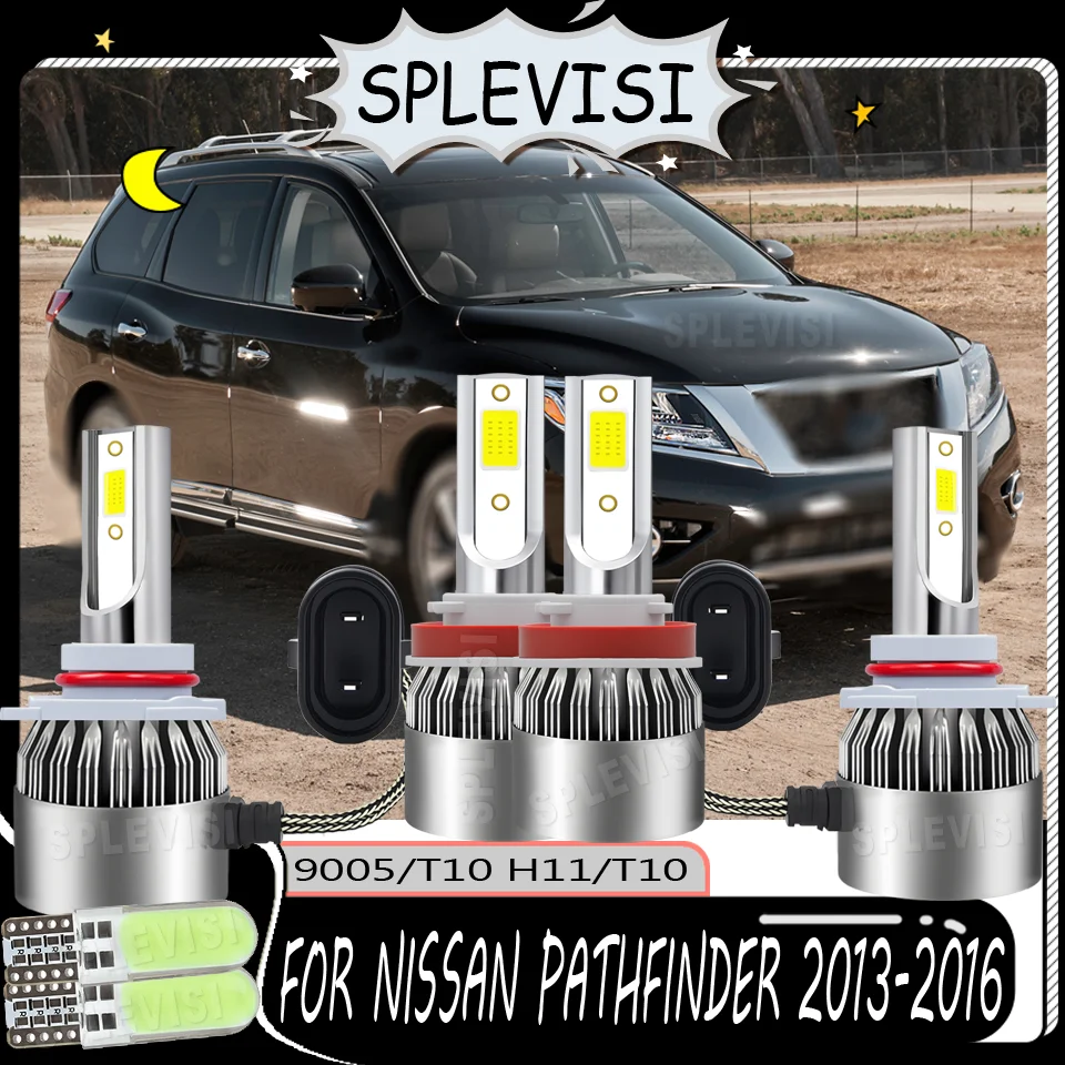 

Long Lifespan Plug-N-Play Lightweight & Strong Car LED Headlight Bulb 9005 H11 Lamp For Nissan Pathfinder 2013 2014 2015 2016