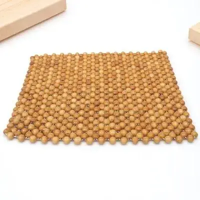 

Pine Wood Beaded Seat Cover Car Seat Cooling Cushion Cooling Pad Protector Comfortable Fit Durable for Driving