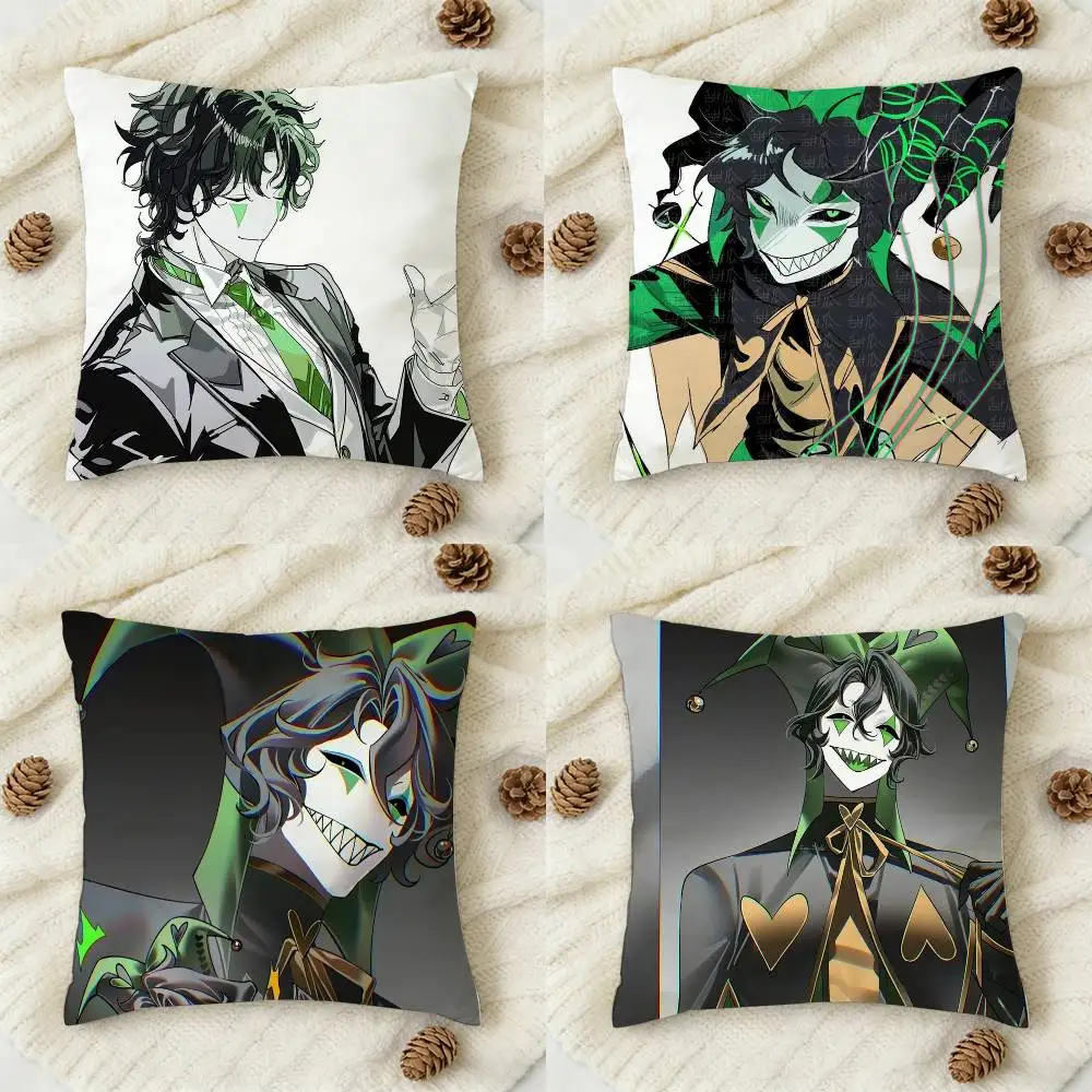 

Harlequin Double-sided Printed Square Decorative Cushion Cover for Sofa Living Room Home Decor